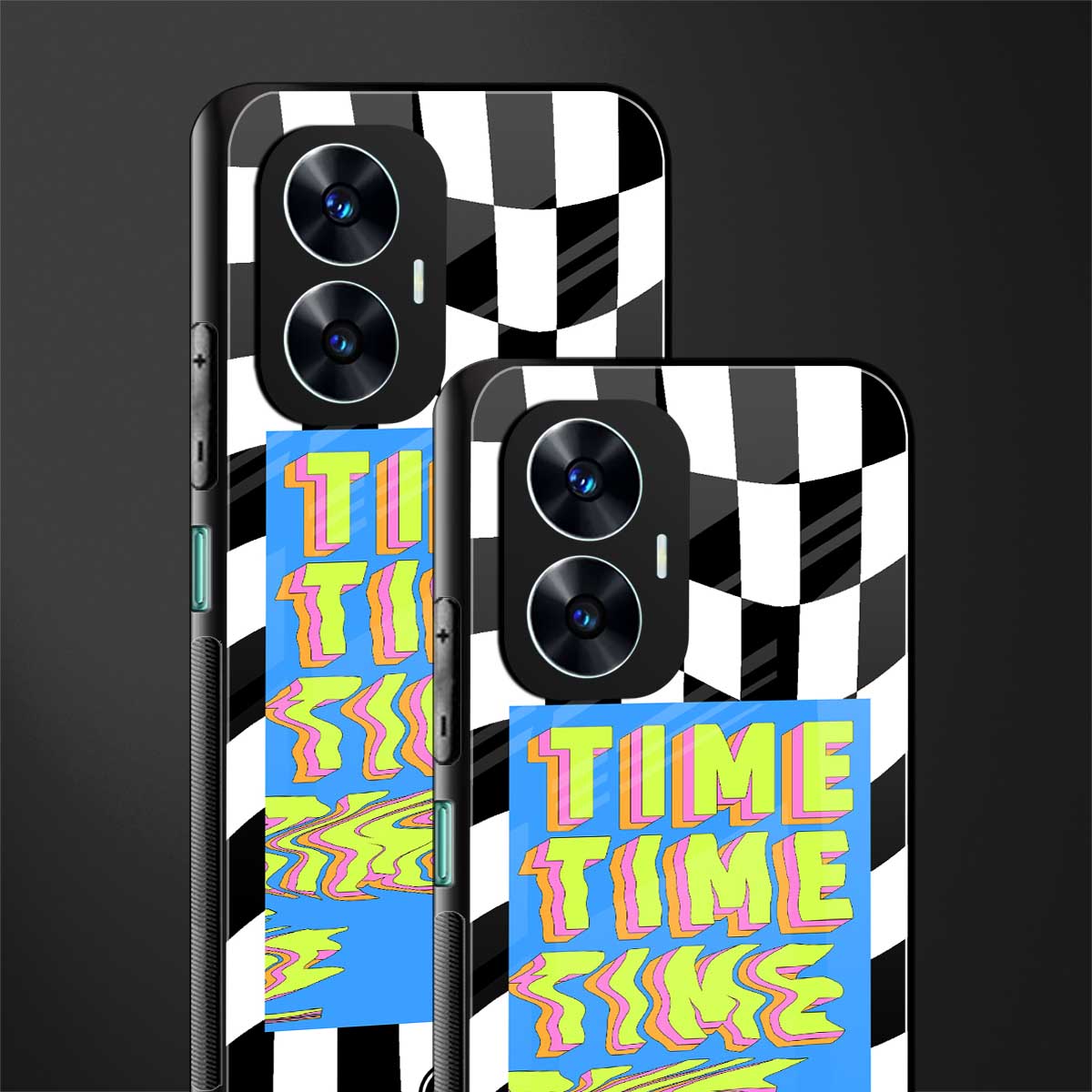 time back phone cover | glass case for realme c55