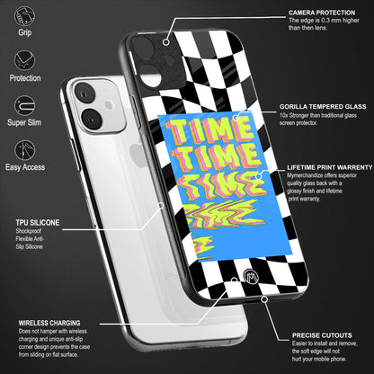time back phone cover | glass case for vivo v25-5g