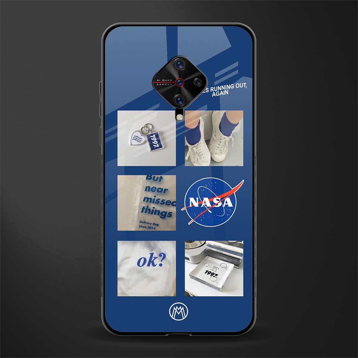 time is running out glass case for vivo s1 pro image