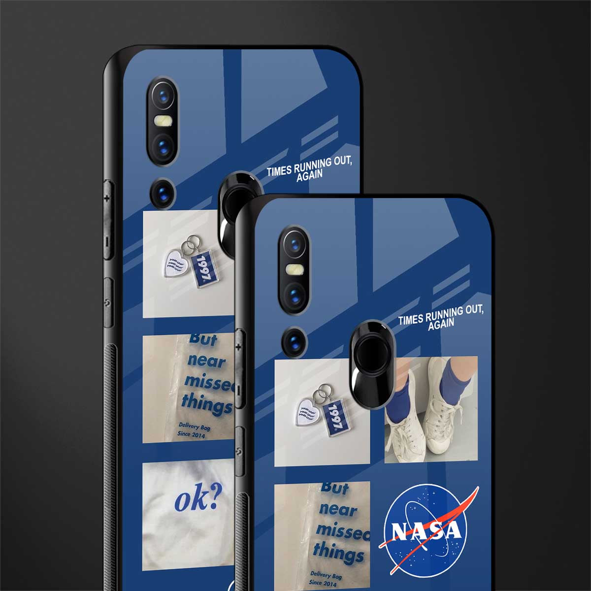 time is running out glass case for vivo v15 image-2