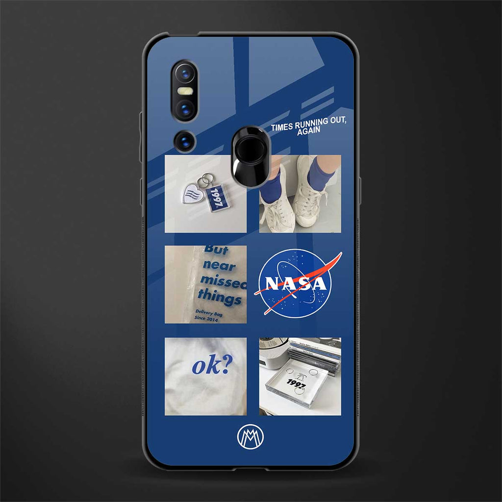 time is running out glass case for vivo v15 image