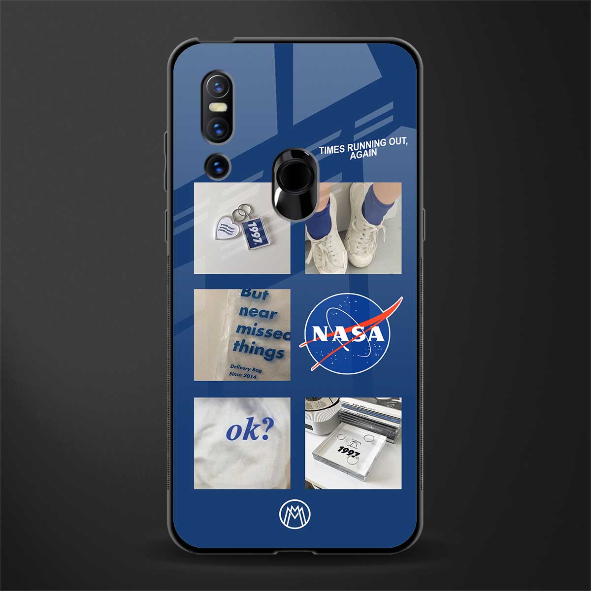 time is running out glass case for vivo v15 image
