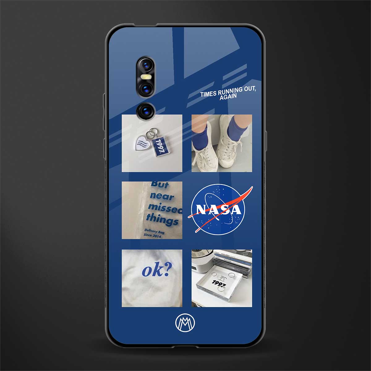 time is running out glass case for vivo v15 pro image