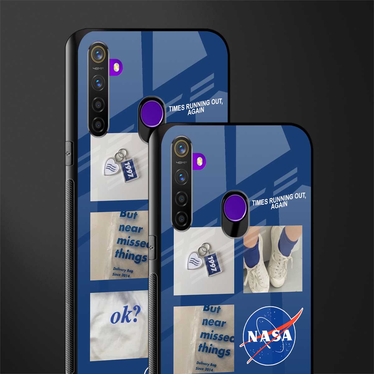 time is running out glass case for realme 5 pro image-2