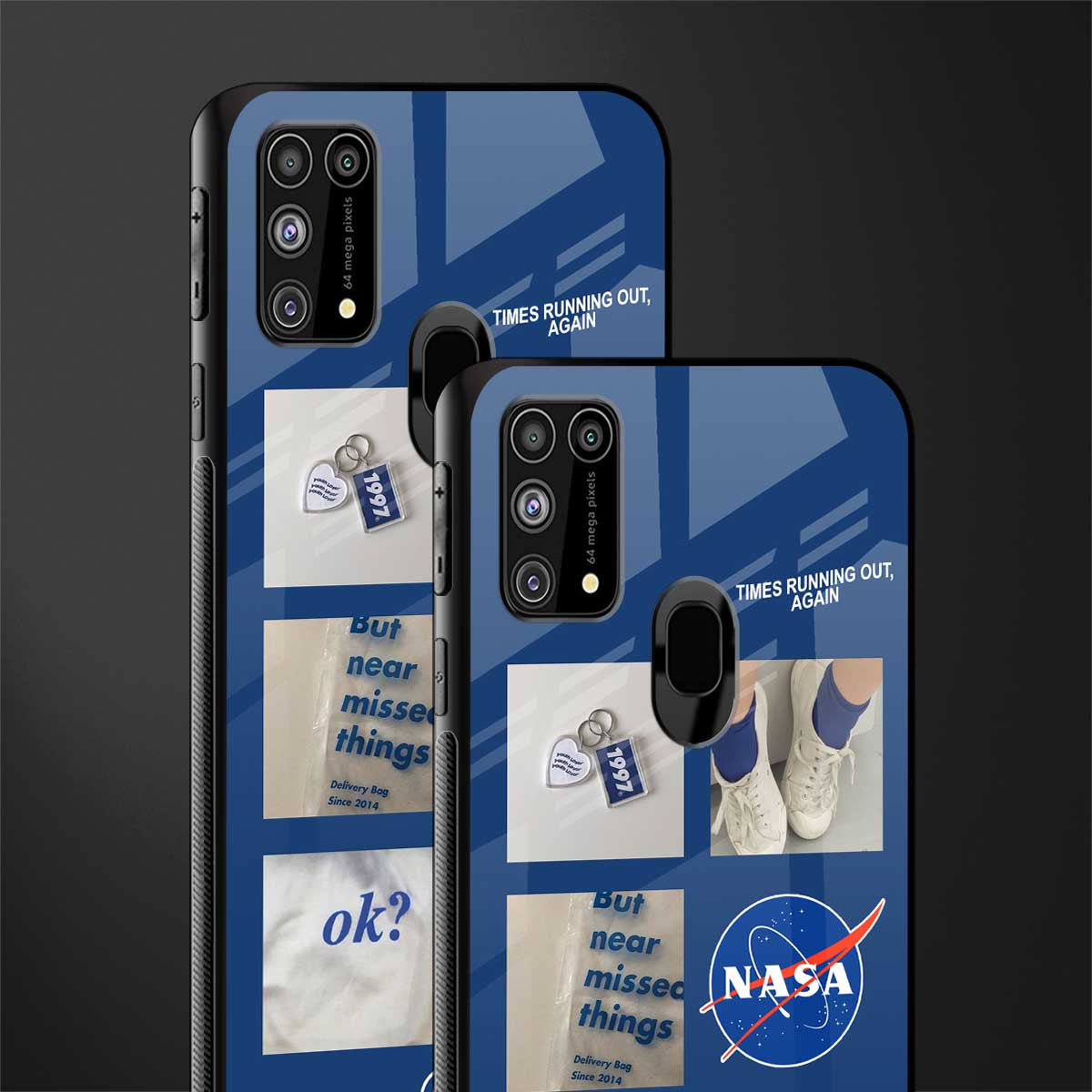time is running out glass case for samsung galaxy f41 image-2