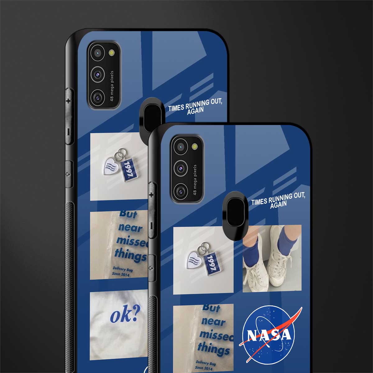 time is running out glass case for samsung galaxy m21 image-2