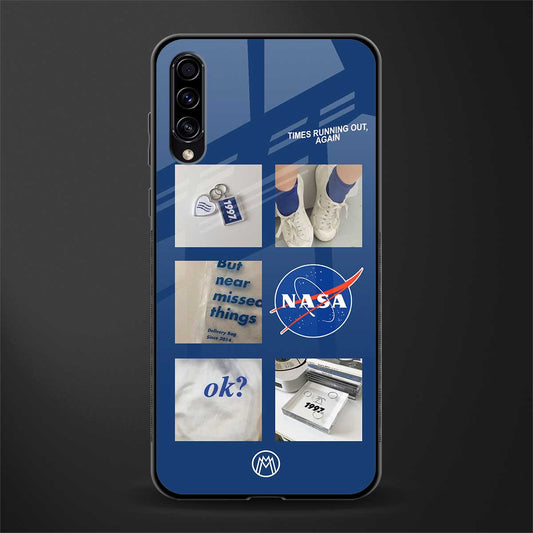 time is running out glass case for samsung galaxy a70 image