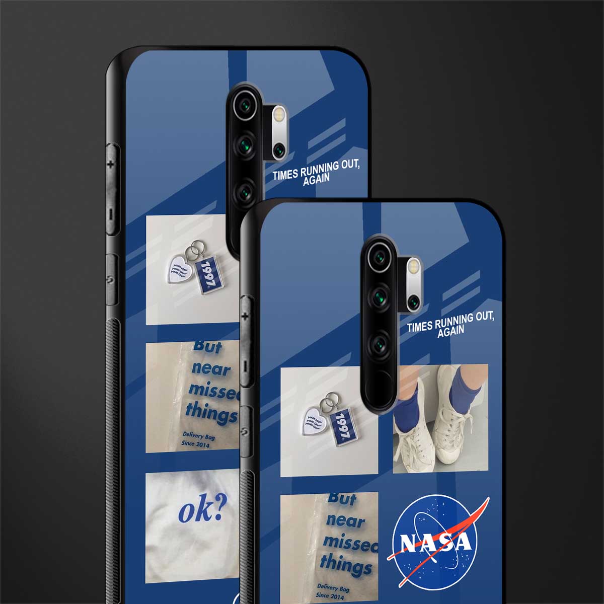 time is running out glass case for redmi note 8 pro image-2