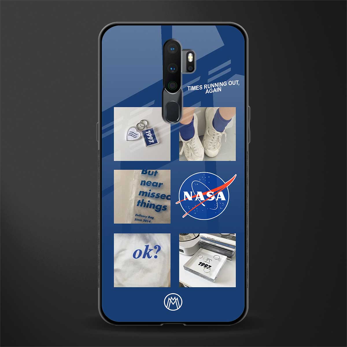 time is running out glass case for oppo a5 2020 image