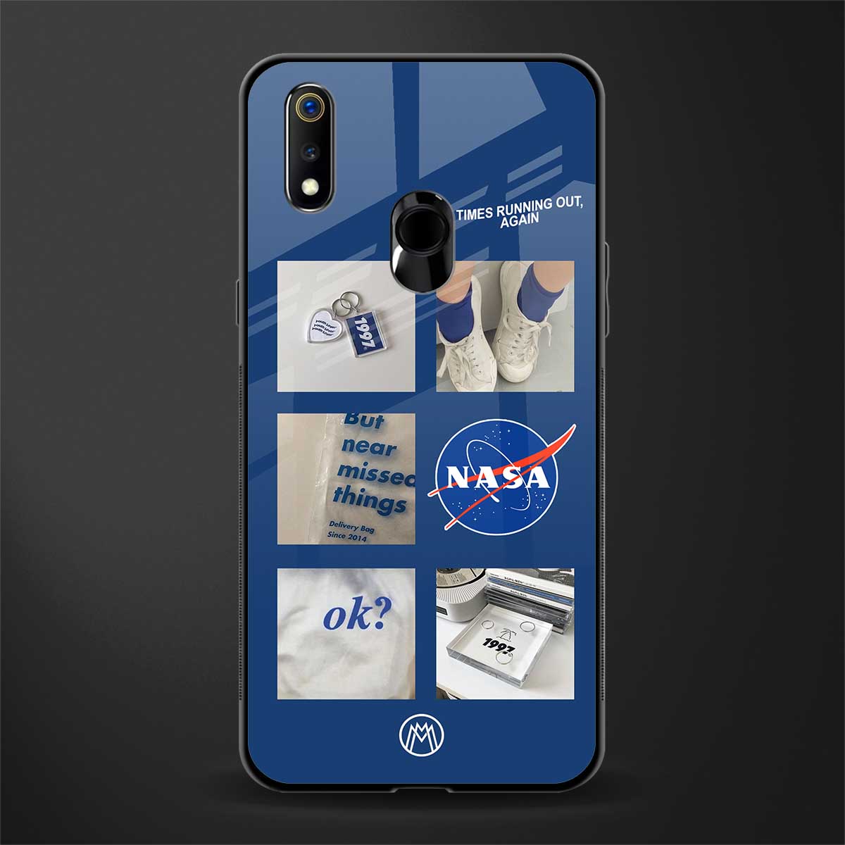 time is running out glass case for realme 3 pro image