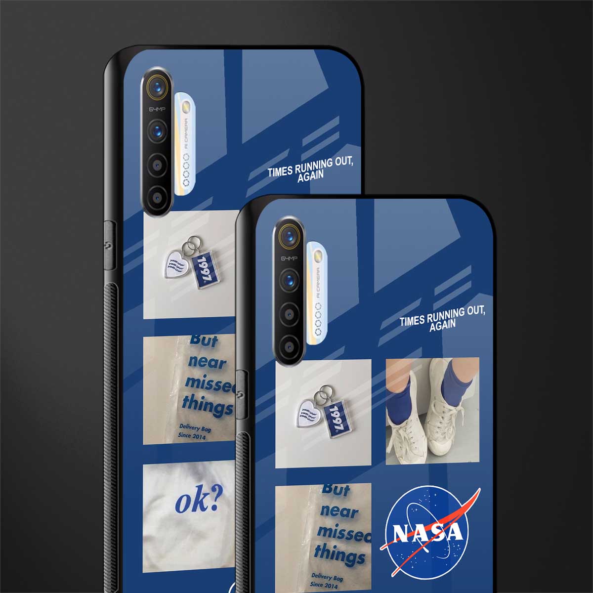 time is running out glass case for realme x2 image-2