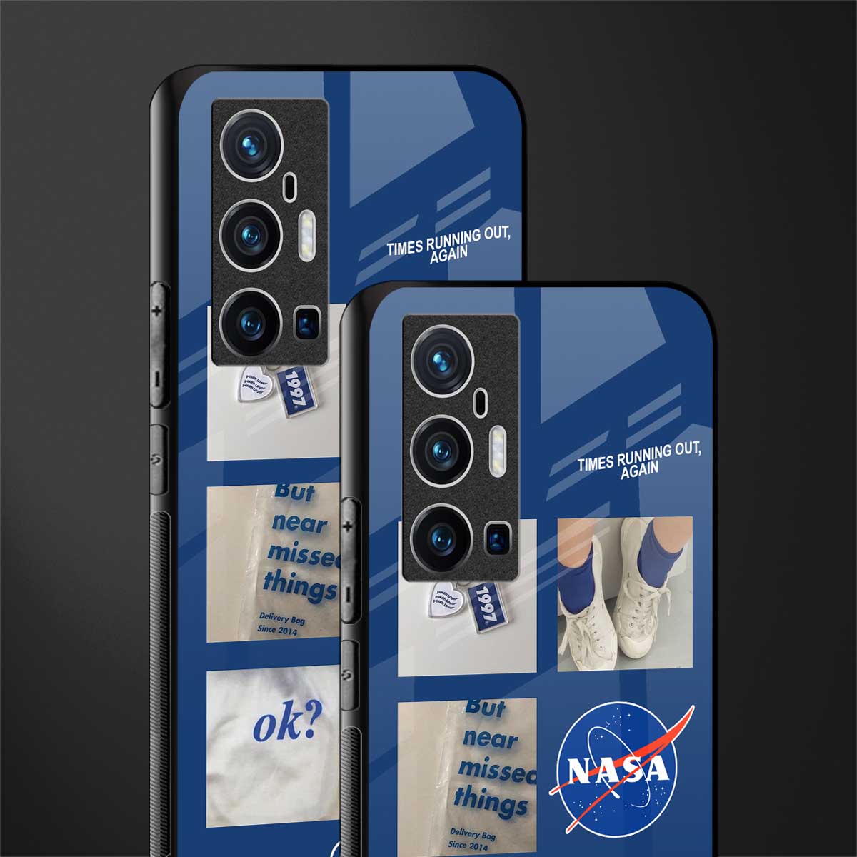 time is running out glass case for vivo x70 pro plus image-2