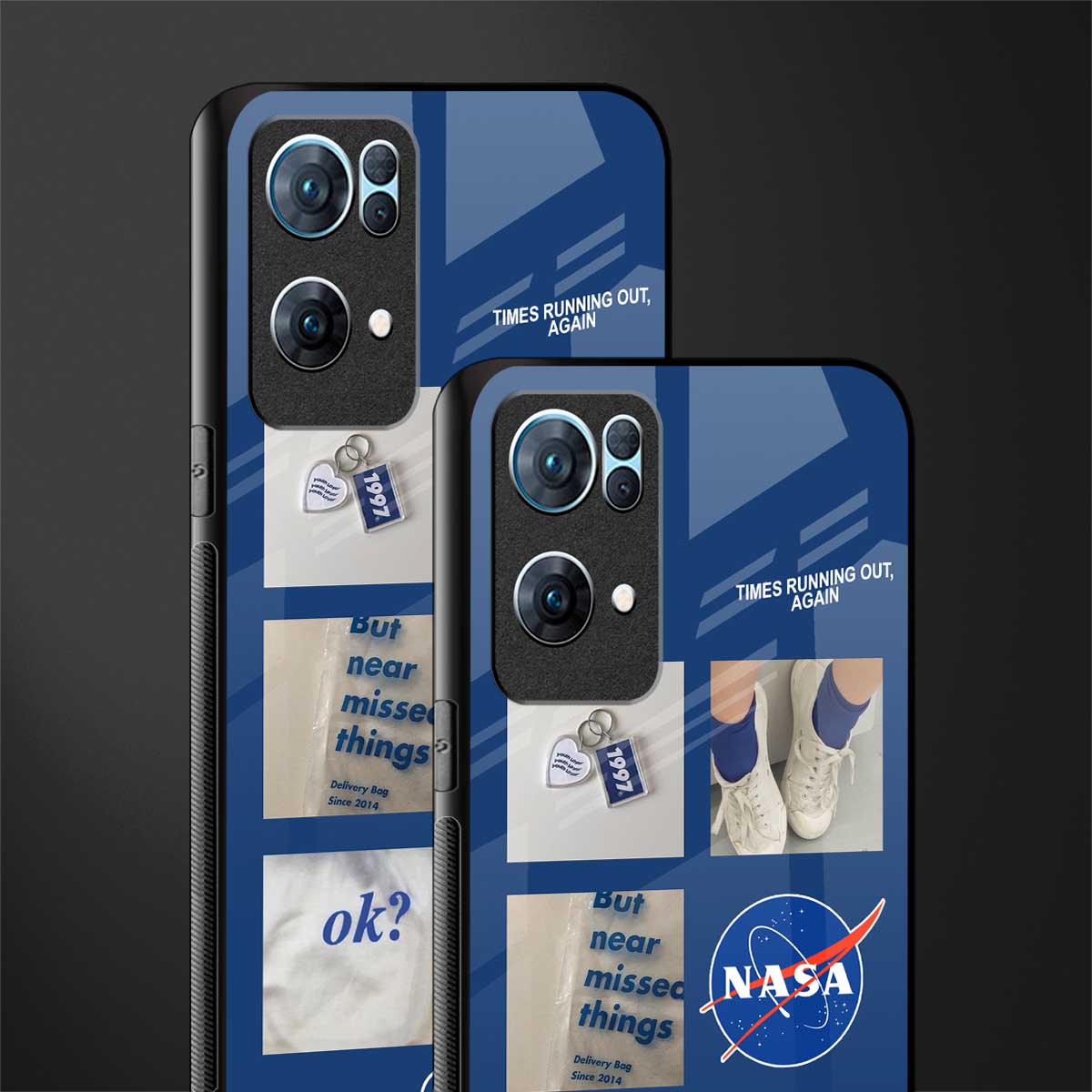 time is running out glass case for oppo reno7 pro 5g image-2