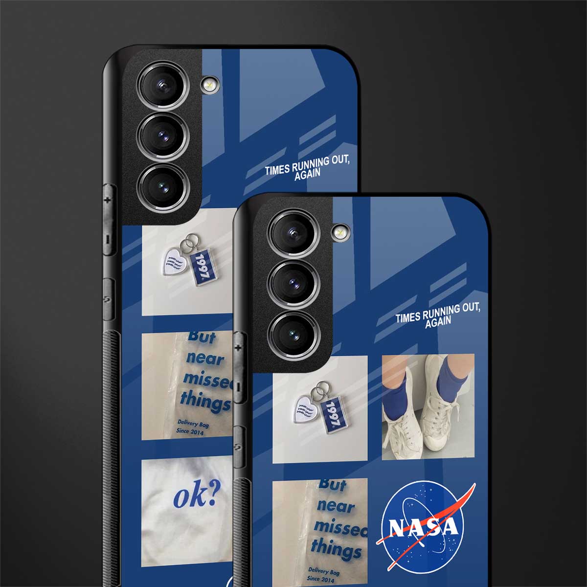 time is running out glass case for samsung galaxy s22 plus 5g image-2
