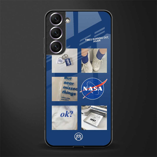 time is running out glass case for samsung galaxy s21 plus image