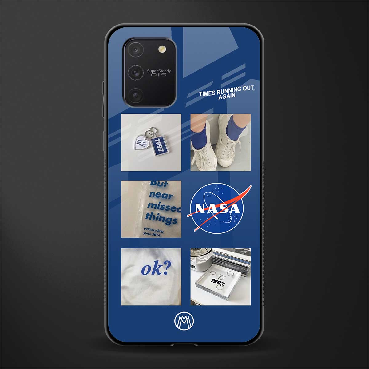 time is running out glass case for samsung galaxy a91 image