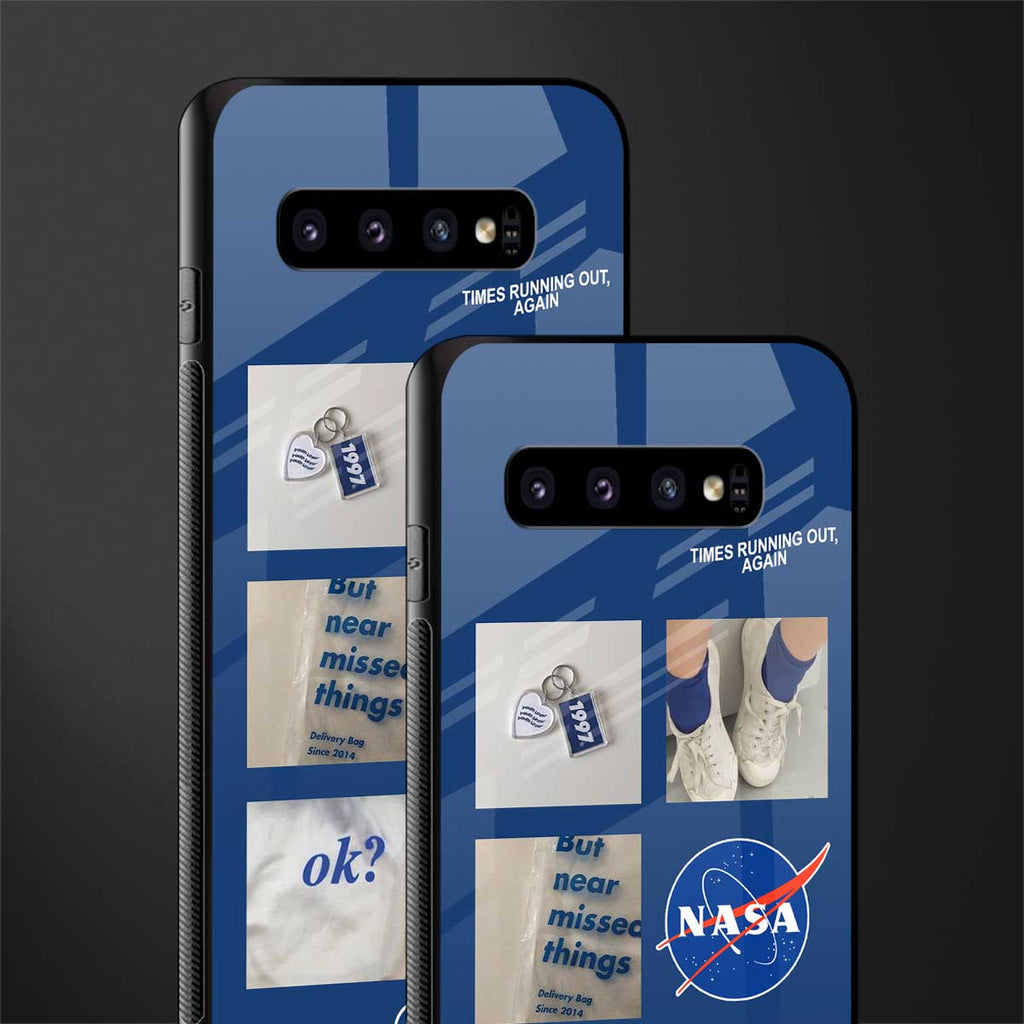 time is running out glass case for samsung galaxy s10 plus image-2