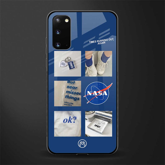 time is running out glass case for samsung galaxy s20 image