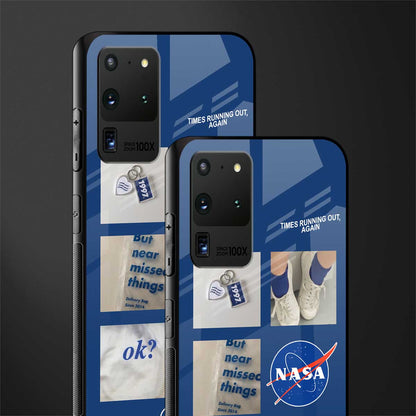 time is running out glass case for samsung galaxy s20 ultra image-2