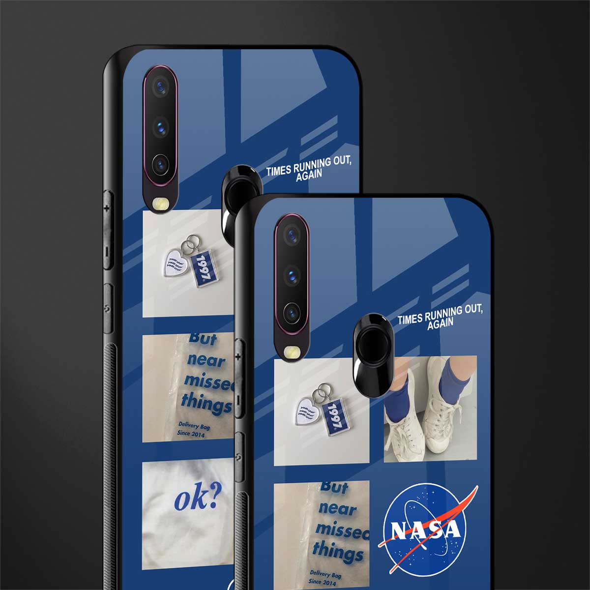 time is running out glass case for vivo y17 image-2