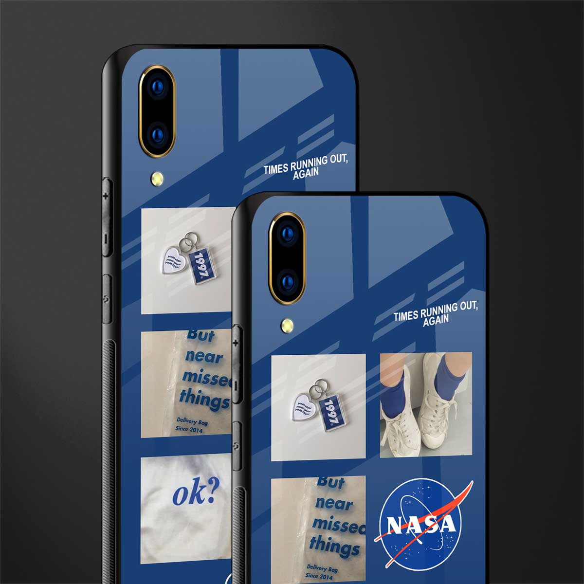time is running out glass case for vivo v11 pro image-2