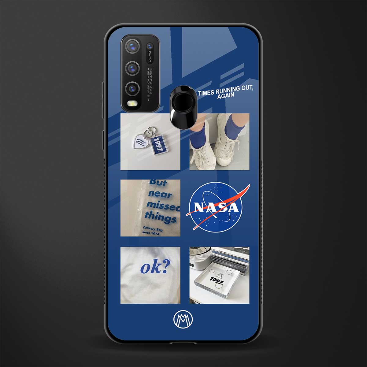 time is running out glass case for vivo y30 image