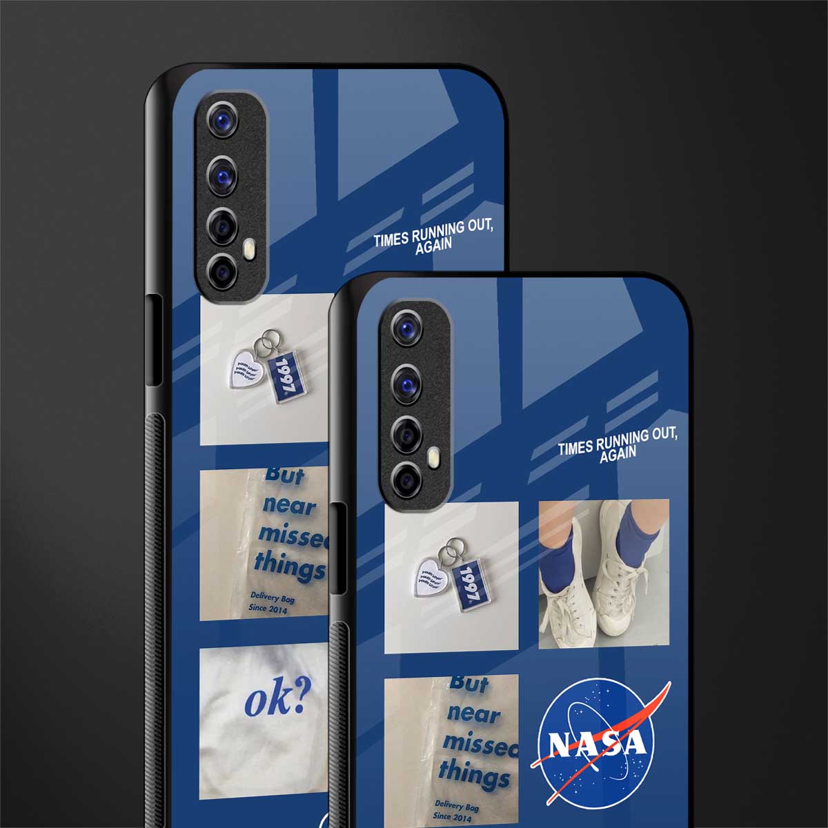time is running out glass case for realme 7 image-2