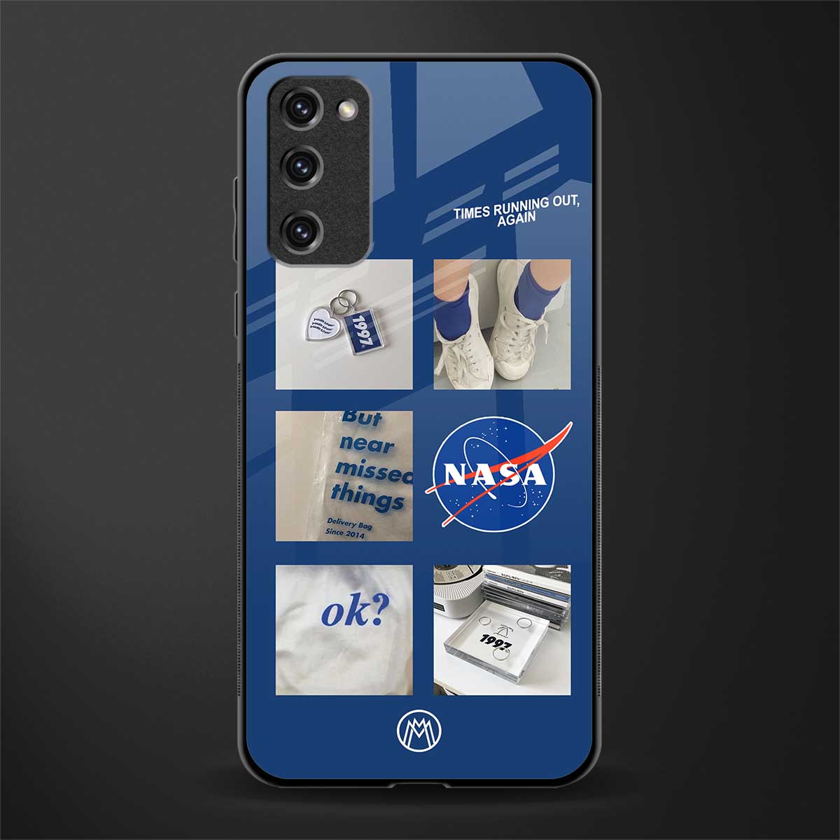 time is running out glass case for samsung galaxy s20 fe image