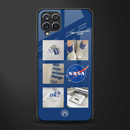 time is running out glass case for samsung galaxy m12 image