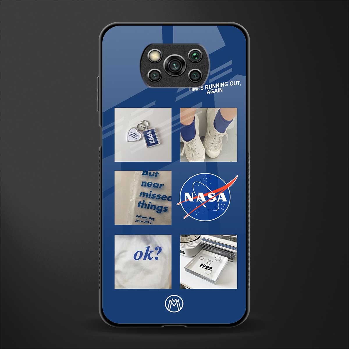 time is running out glass case for poco x3 pro image