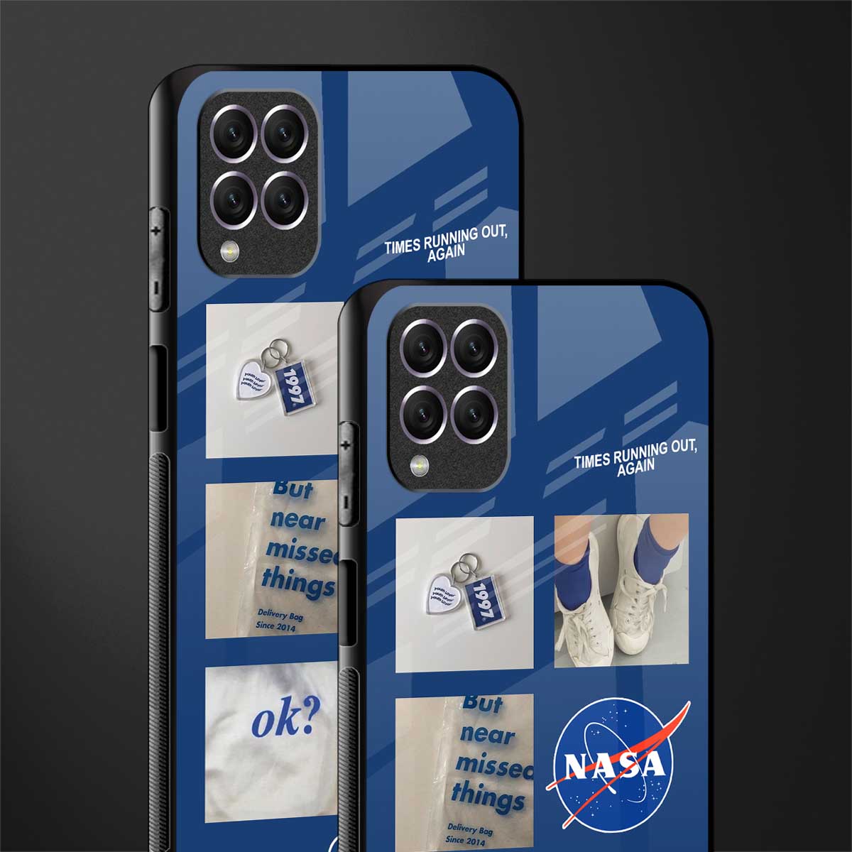 time is running out glass case for samsung galaxy f62 image-2