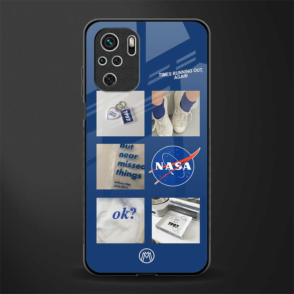 time is running out glass case for redmi note 10s image