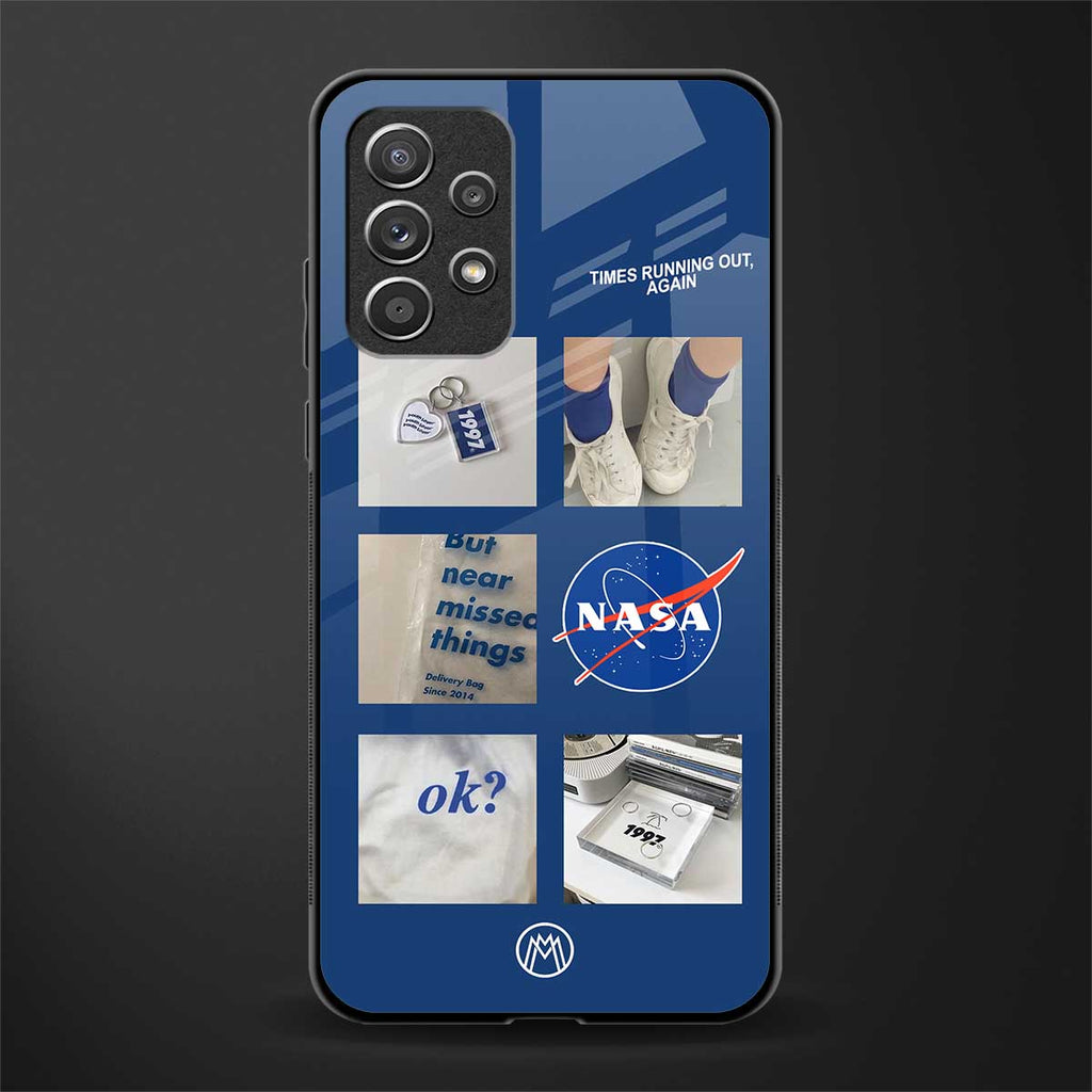 time is running out glass case for samsung galaxy a32 4g image
