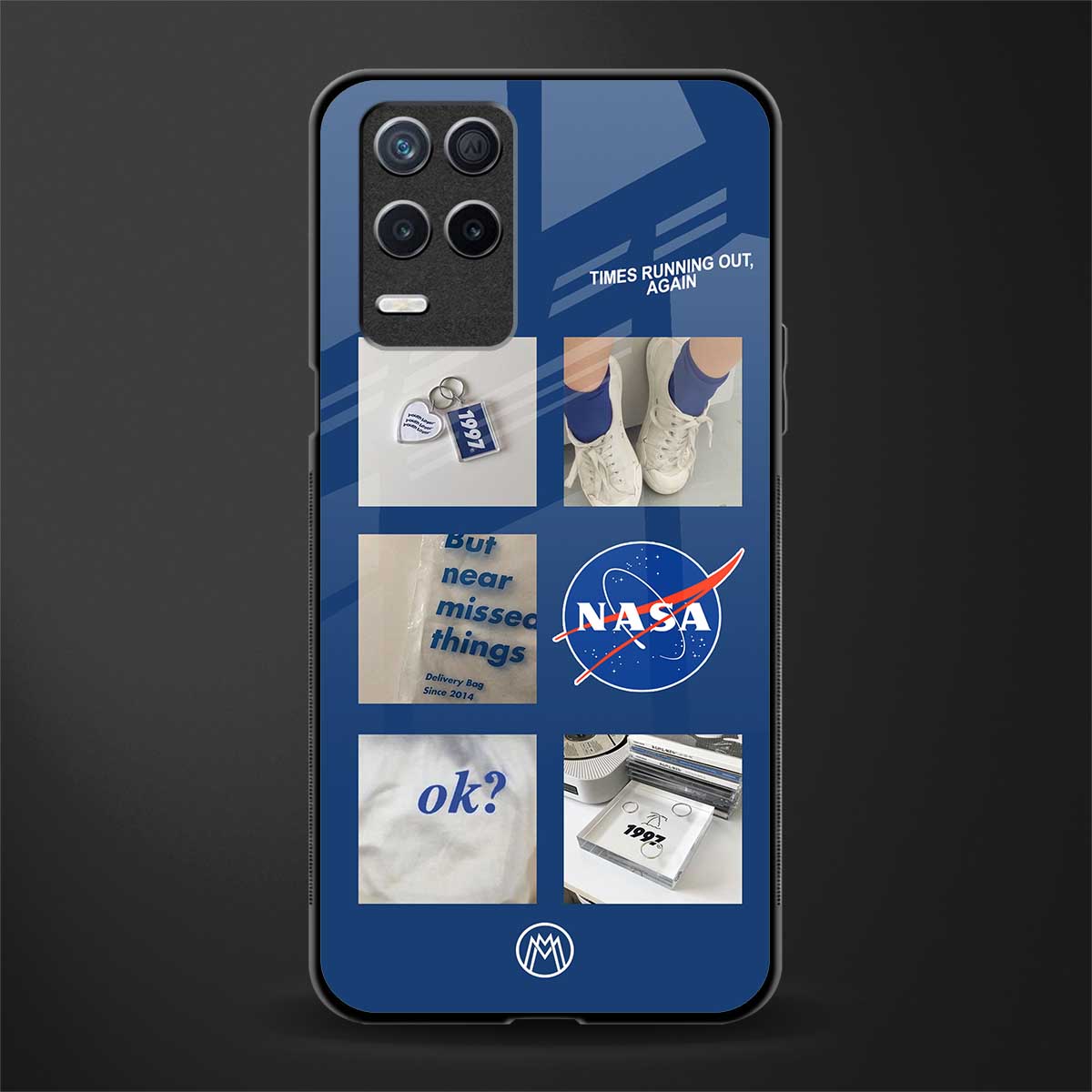 time is running out glass case for realme 8 5g image