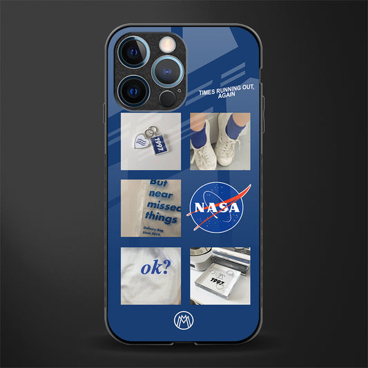 time is running out glass case for iphone 12 pro image