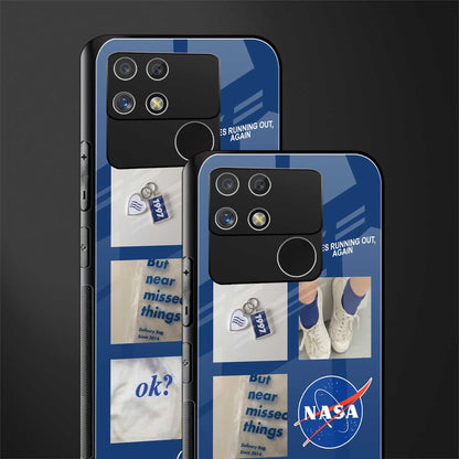 time is running out back phone cover | glass case for realme narzo 50a
