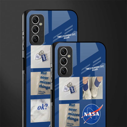 time is running out glass case for samsung galaxy m52 5g image-2