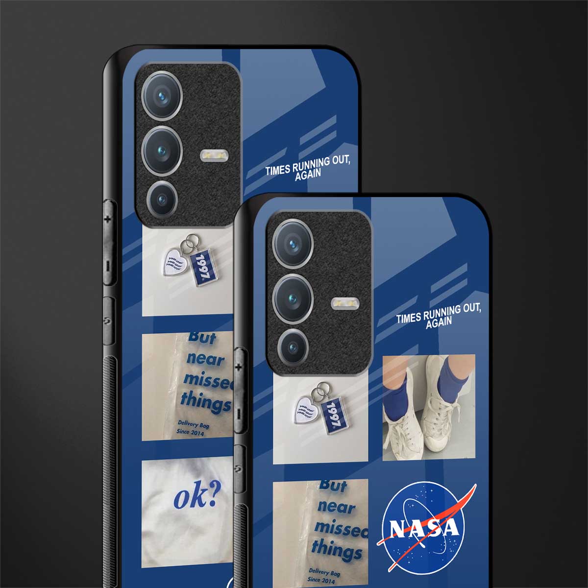 time is running out glass case for vivo v23 pro 5g image-2