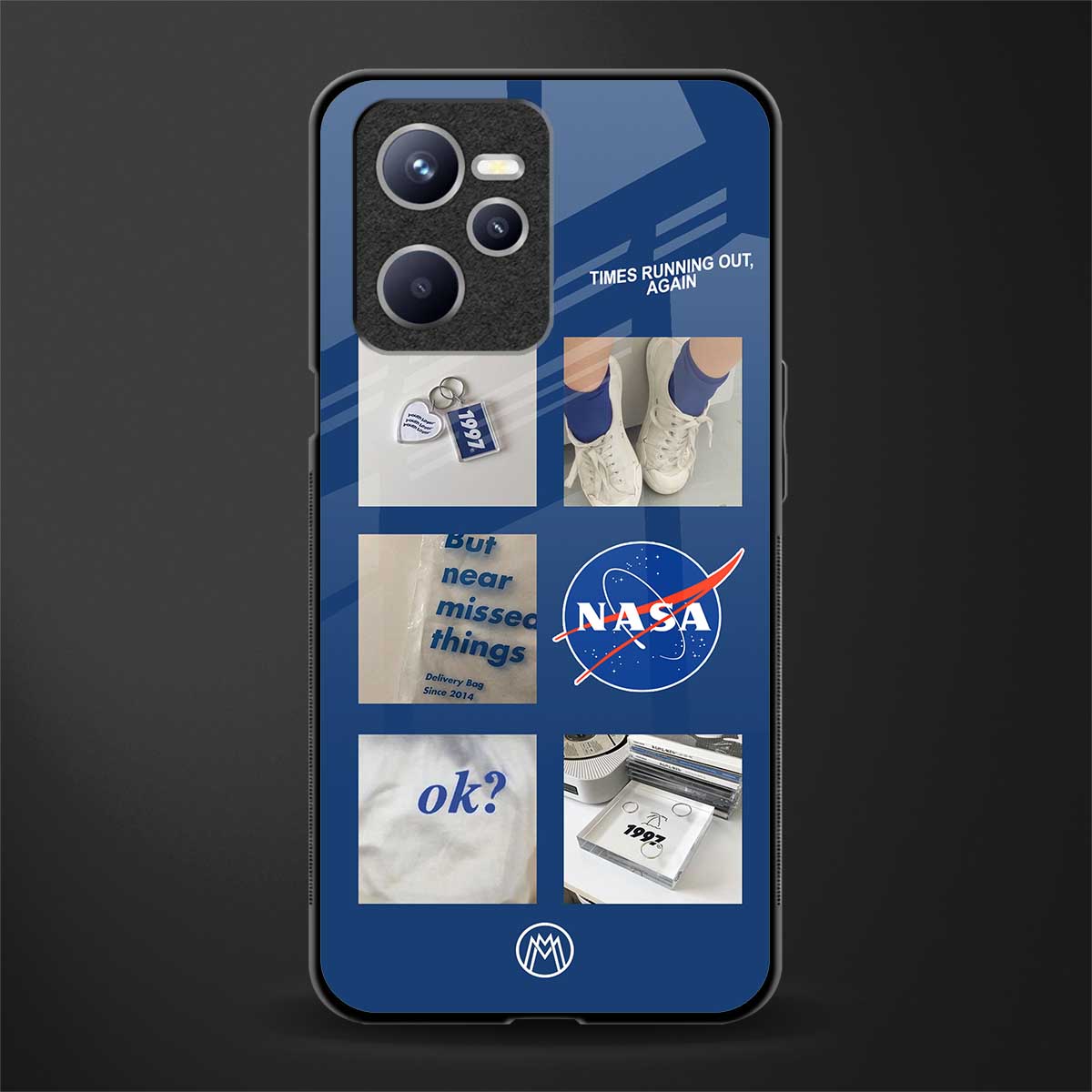 time is running out glass case for realme c35 image