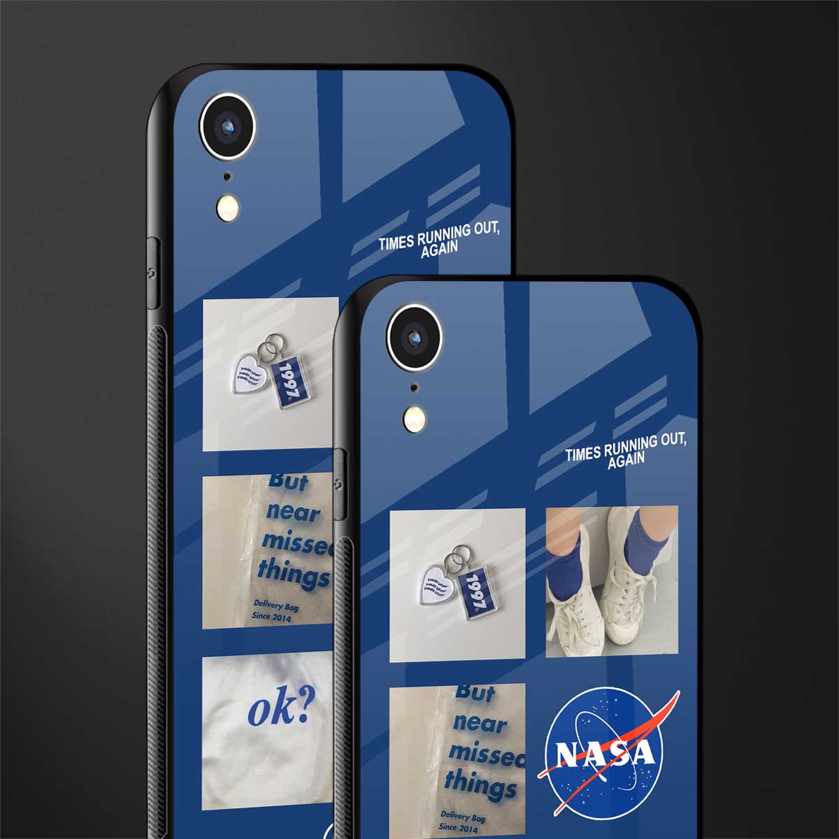 time is running out glass case for iphone xr image-2