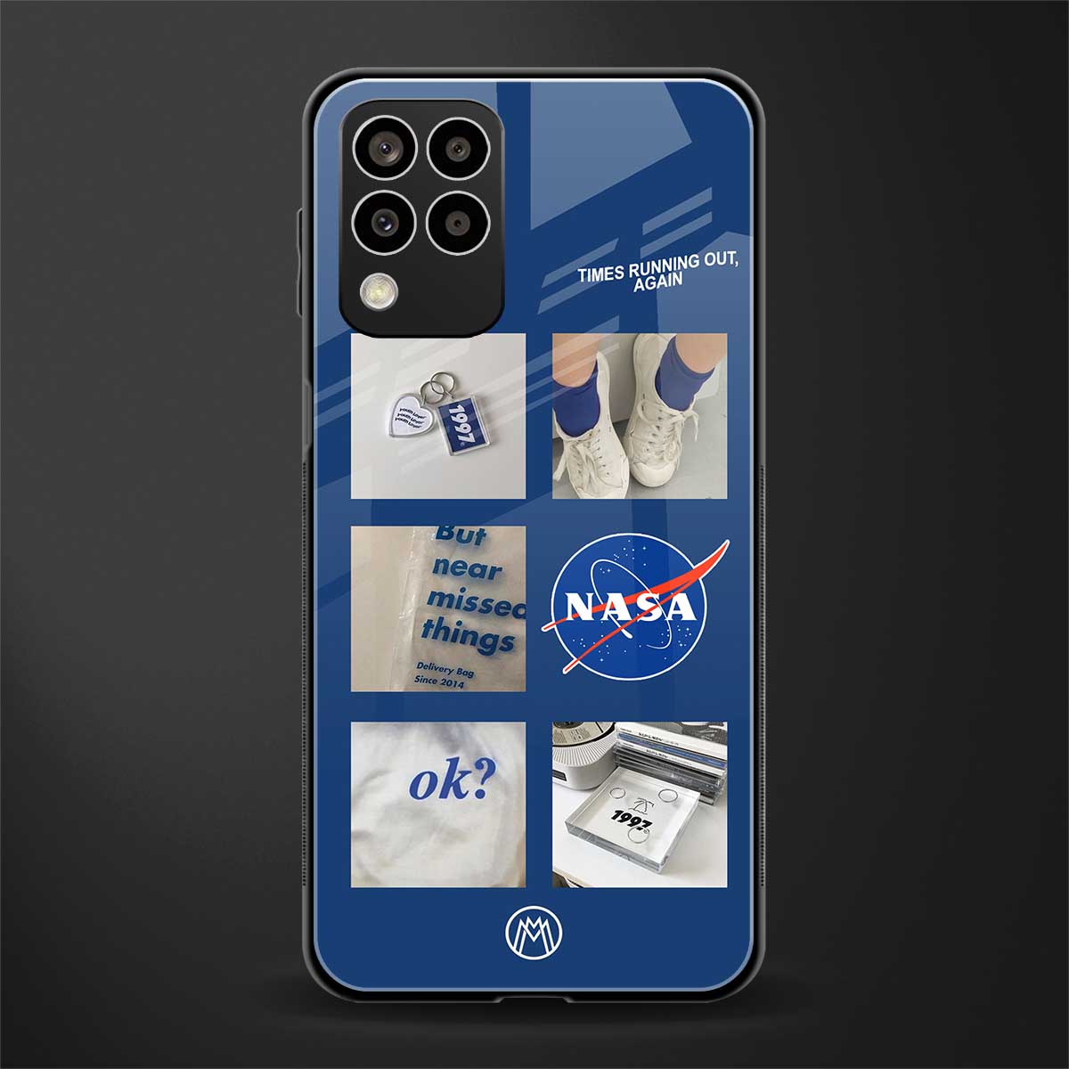 time is running out back phone cover | glass case for samsung galaxy m33 5g