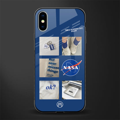 time is running out glass case for iphone x image