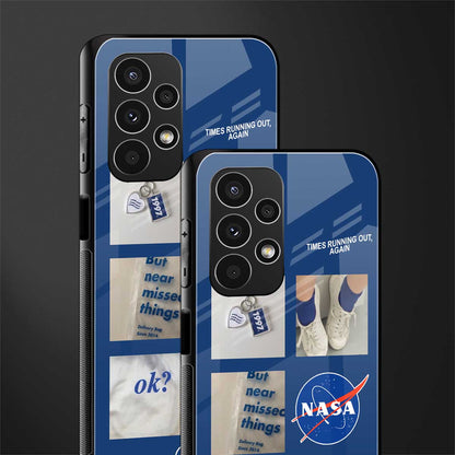 time is running out back phone cover | glass case for samsung galaxy a13 4g