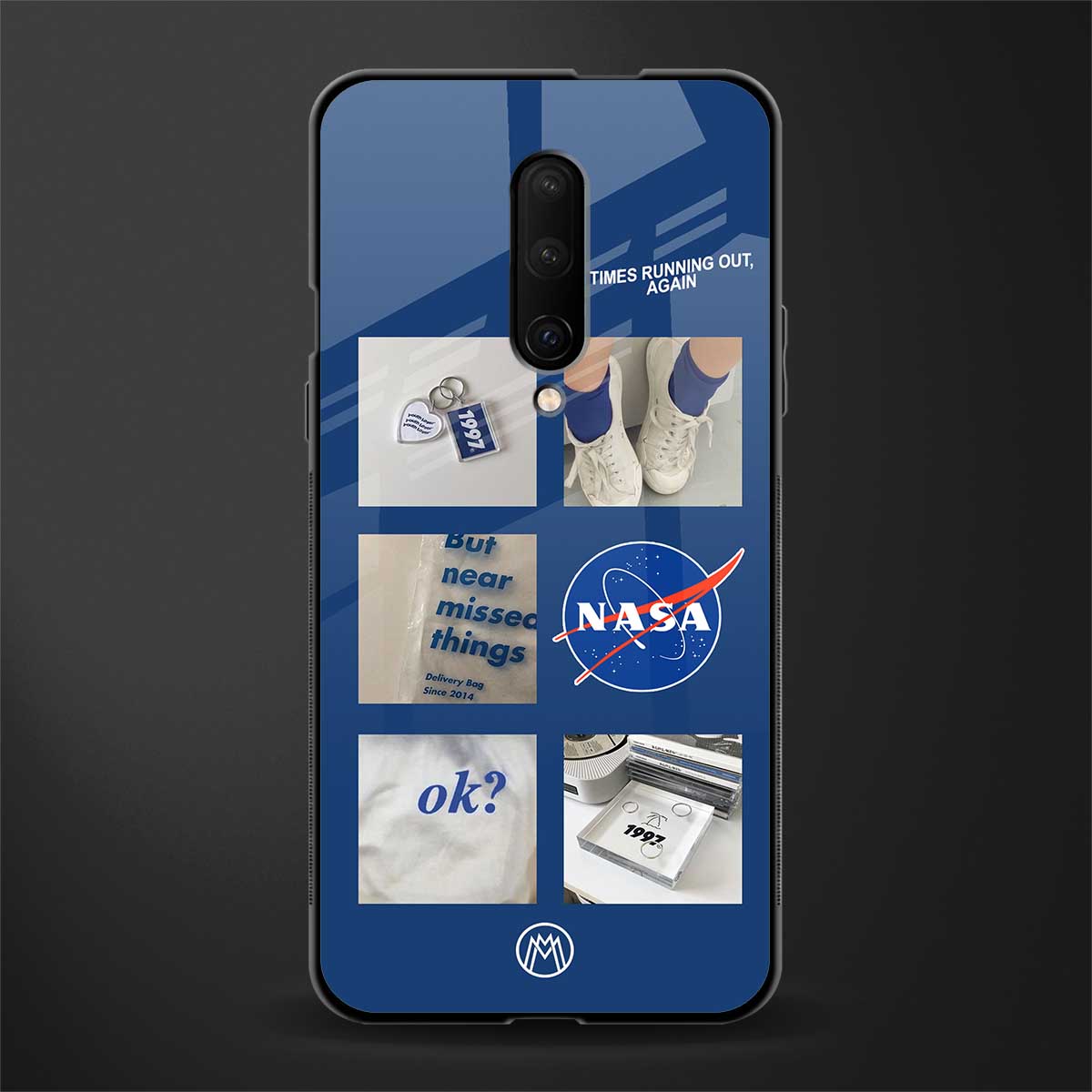 time is running out glass case for oneplus 7 pro image