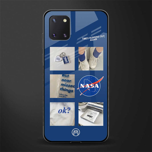 time is running out glass case for samsung a81 image