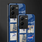 time is running out back phone cover | glass case for vivo v25 pro 5g