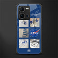 time is running out back phone cover | glass case for vivo y35 4g