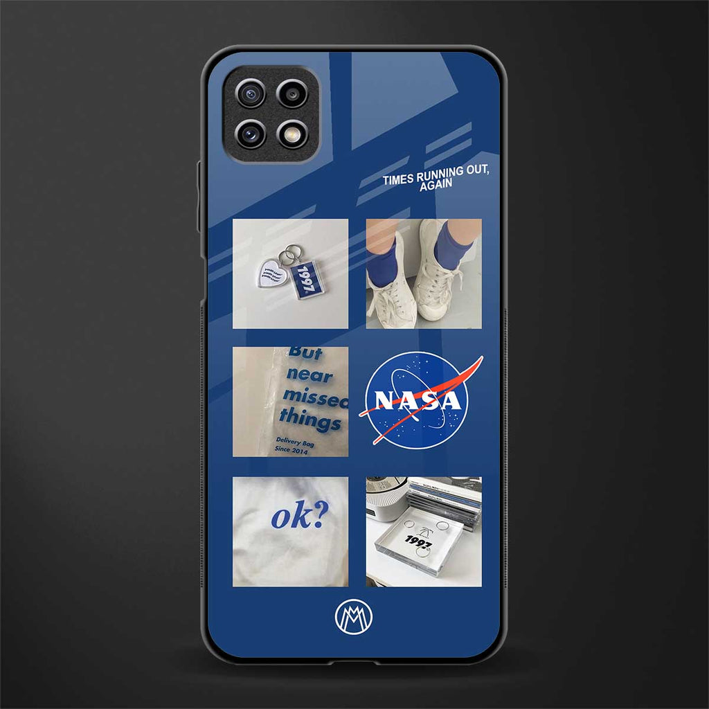 time is running out back phone cover | glass case for samsung galaxy f42