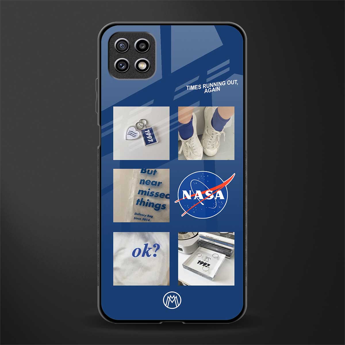 time is running out back phone cover | glass case for samsung galaxy f42