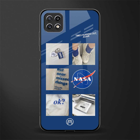time is running out back phone cover | glass case for samsung galaxy f42